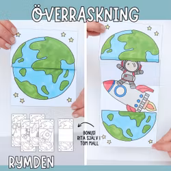 Öppningsbara pyssel: rymden