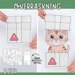Öppningsbara pyssel: djur