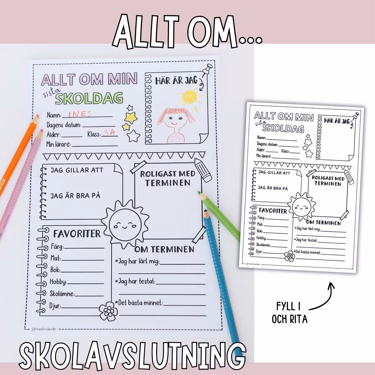 Allt om min sista skoldag