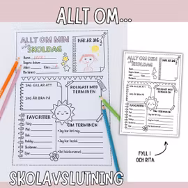 Skolavslutning - Allt om min sista skoldag