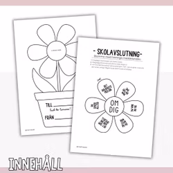 Hemliga meddelanden - present skolavslutning