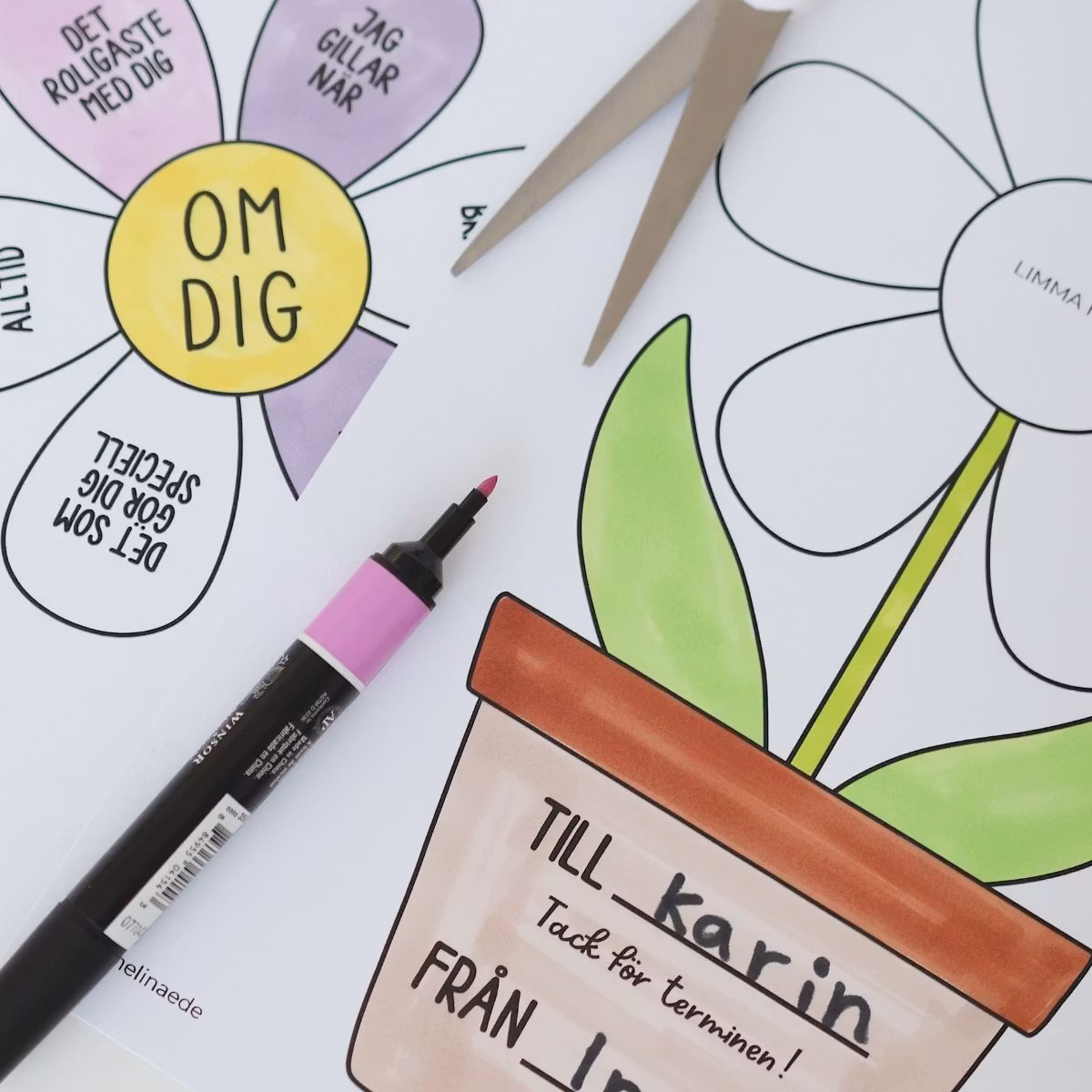 Hemliga meddelanden - present skolavslutning