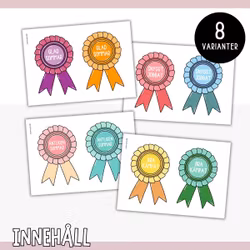 Prisrosetter till barnen - skolavslutning