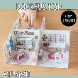 Pyssla dockhus - grundkit