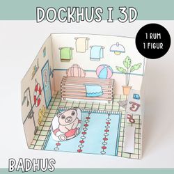 Pyssla dockhus - badhus
