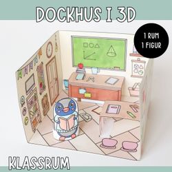 Pyssla dockhus - klassrum