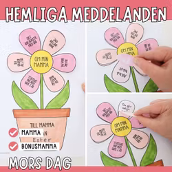 Mors dag-kort: hemliga meddelanden