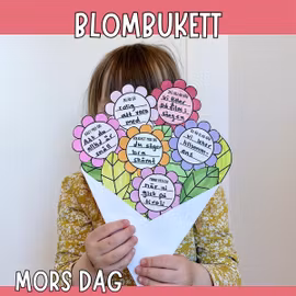 Mors dag-pyssel - Ge bort peppande blombukett