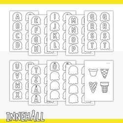 Pyssel - glass som namnskylt