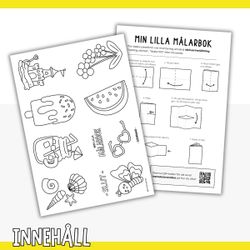 Min lilla målarbok - sommar