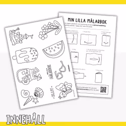 Min lilla målarbok - sommar