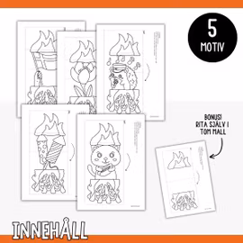 Öppna majbrasan - Pyssel till valborg (30 april)