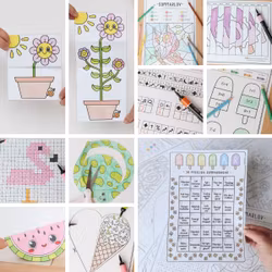 Sommarlovets pysselkalender - 30 dagar (original)
