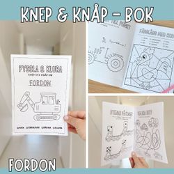 Fordon - pyssla och klura