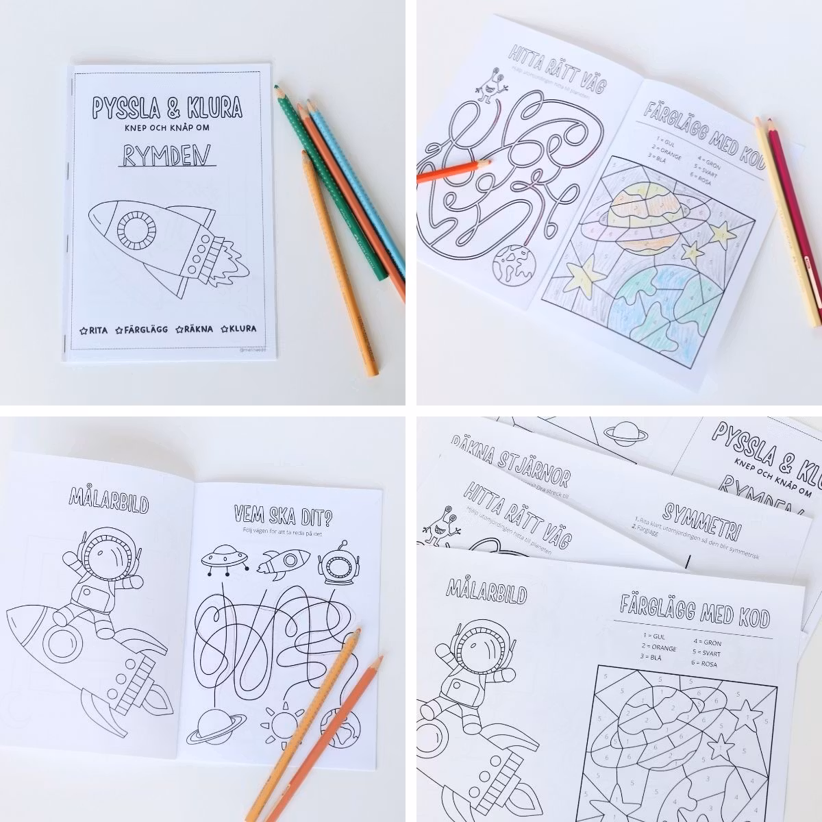 Rymden - pyssla och klura