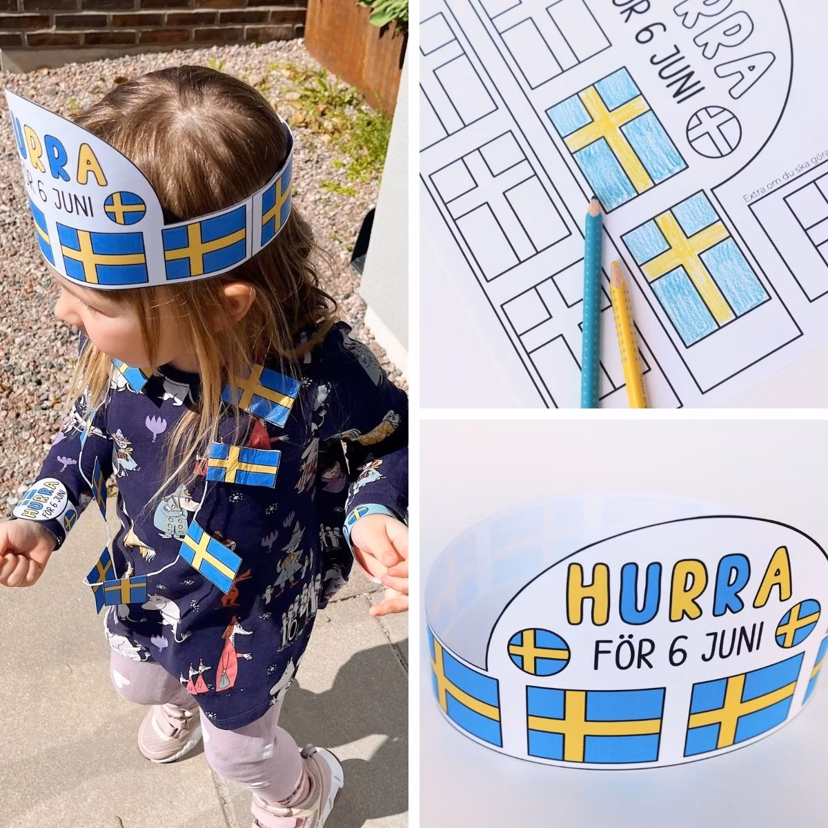 Nationaldagen 6 juni - pynt att bära