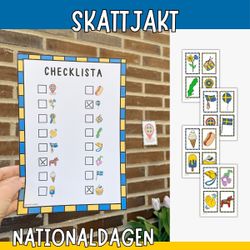 Sveriges nationaldag 6 juni - skattjakt