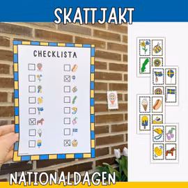 Sveriges nationaldag 6 juni - Skattjakt