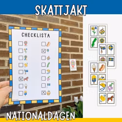 Sveriges nationaldag 6 juni - skattjakt