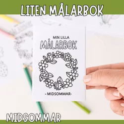 Min lilla målarbok - midsommar