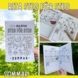Rita steg för steg-bok: sommar