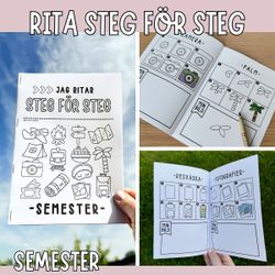 Rita steg för steg-bok: semester