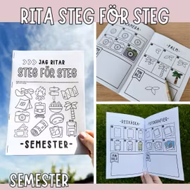 Rita steg för steg-bok: semester
