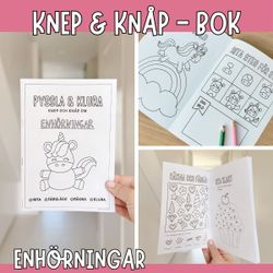 Enhörningar - pyssla och klura
