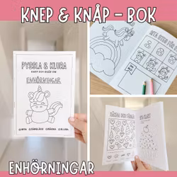 Enhörningar - pyssla och klura