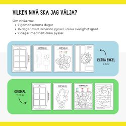 KOMBO sommarlovets pysselkalendrar