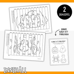 Halloweenpyssel - Magiska dragspel (agamograf)