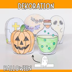 Halloweendekorationer – Stående figurer att pyssla
