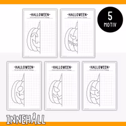 Halloweenpyssel – Symmetriska pumpor
