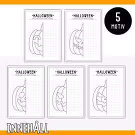 Halloweenpyssel – Symmetriska pumpor