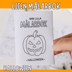 Min lilla målarbok – Halloweenpyssel för barn