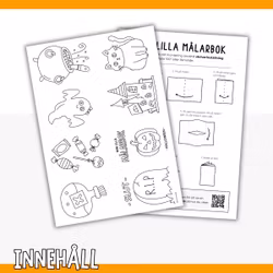 Min lilla målarbok – Halloweenpyssel för barn