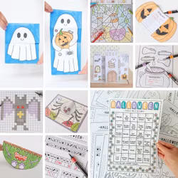 Halloweenkalender - Original (31 pyssel)