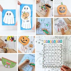 Halloweenkalender - Extra enkel (31 pyssel)