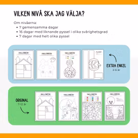 Halloweenkalender - KOMBO (Original & Extra enkel)