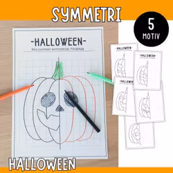 Halloweenpyssel – Symmetriska pumpor