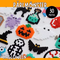 30 pärlmönster - Pärlplattor tema halloween