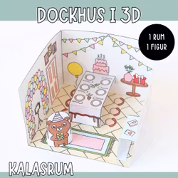 Pyssla dockhus - kalas