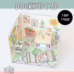 Pyssla dockhus - vår