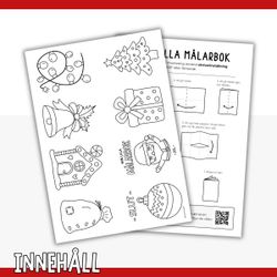 Min lilla målarbok - julpyssel