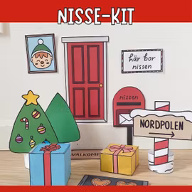 Nissedörr och tillbehör: låt nissen flytta in