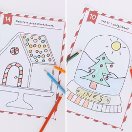 Kreativa nissebrev - rita klart bilden