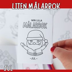 Min lilla målarbok - julpyssel