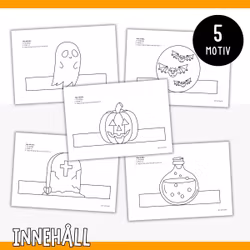 Halloweendekorationer - Stående figurer att pyssla