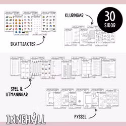 Bilresa - Utmaningar, spel, skattjakter & pyssel