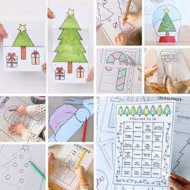 Julkalender - 24 julpyssel (extra enkel)